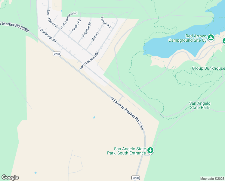 map of restaurants, bars, coffee shops, grocery stores, and more near 137 Edinburgh Road in San Angelo