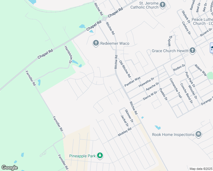 map of restaurants, bars, coffee shops, grocery stores, and more near 2324 Paddington Way in Lorena