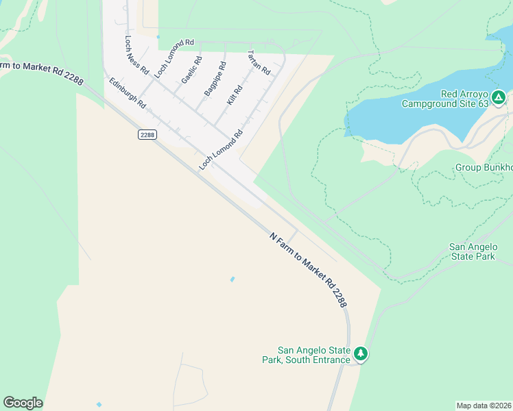 map of restaurants, bars, coffee shops, grocery stores, and more near 137 Edinburgh Road in San Angelo