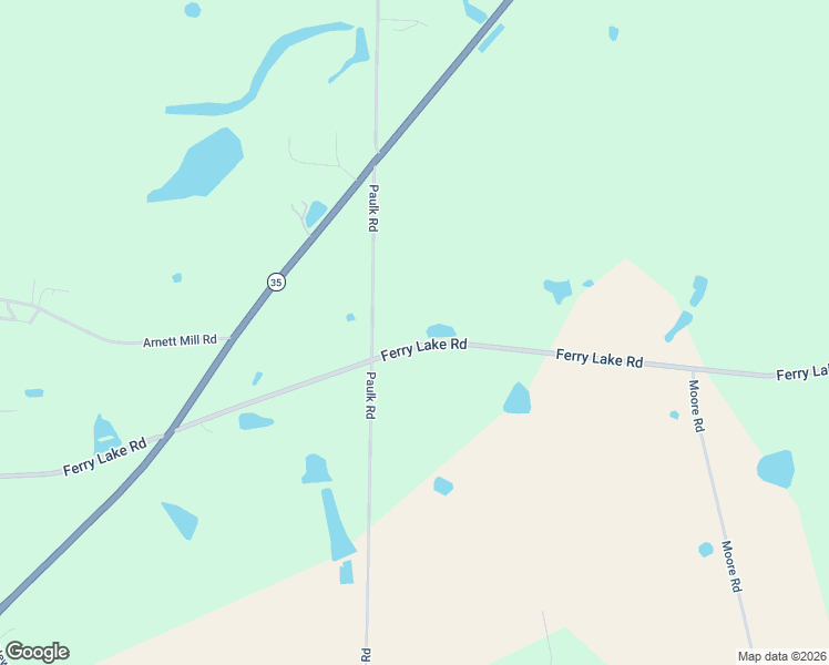 map of restaurants, bars, coffee shops, grocery stores, and more near 1805 Ferry Lake Road in Tifton