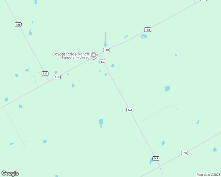 map of restaurants, bars, coffee shops, grocery stores, and more near 259 County Road 149 in Riesel