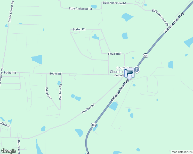 map of restaurants, bars, coffee shops, grocery stores, and more near 321 Bethel Road in Douglas