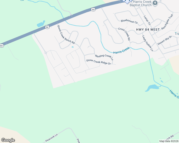 map of restaurants, bars, coffee shops, grocery stores, and more near 449 Stone Manor Drive in McGregor