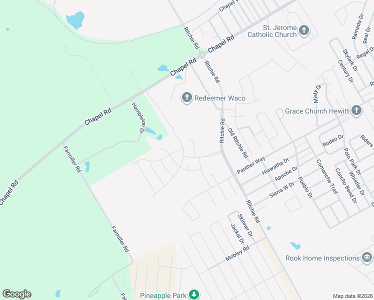 map of restaurants, bars, coffee shops, grocery stores, and more near 2325 Paddington Way in Lorena