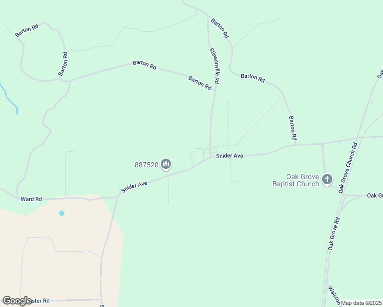 map of restaurants, bars, coffee shops, grocery stores, and more near 2717 Snider Avenue in Frisco City