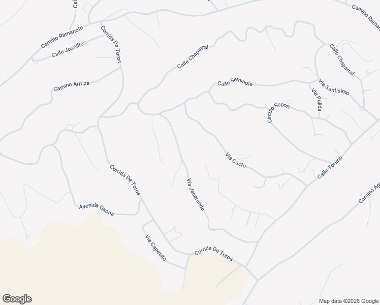 map of restaurants, bars, coffee shops, grocery stores, and more near 1142 Via Cacto in Rio Rico