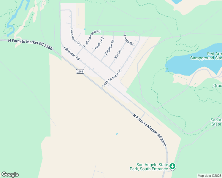 map of restaurants, bars, coffee shops, grocery stores, and more near 168 Edinburgh Rd in San Angelo