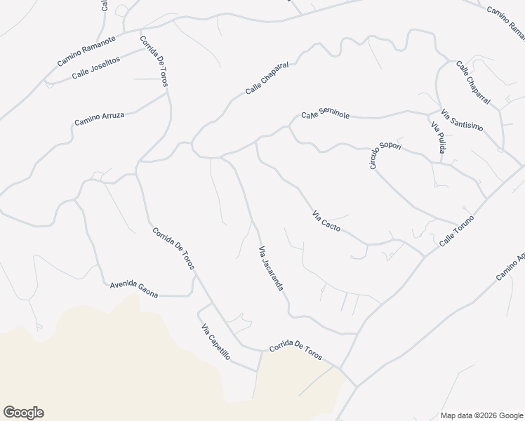 map of restaurants, bars, coffee shops, grocery stores, and more near 1142 Via Cacto in Rio Rico
