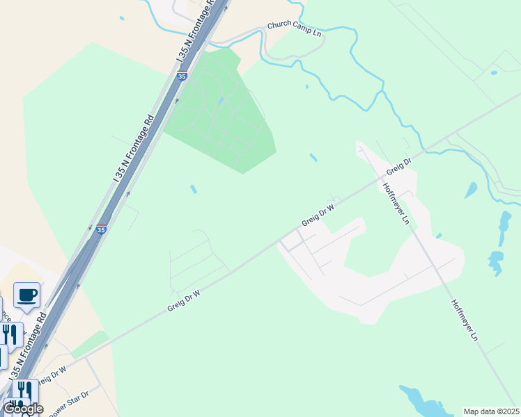 map of restaurants, bars, coffee shops, grocery stores, and more near 2356 Greig Drive in Robinson