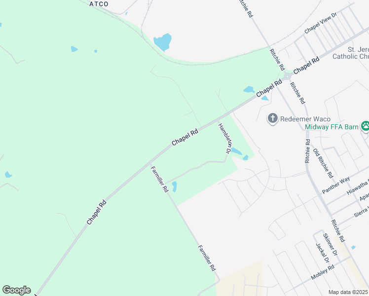 map of restaurants, bars, coffee shops, grocery stores, and more near 11155 Chapel Road in Lorena