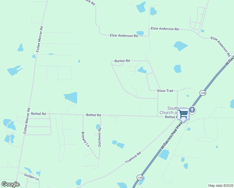 map of restaurants, bars, coffee shops, grocery stores, and more near 171 Arrowhead Lane in Douglas