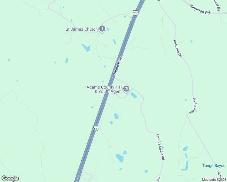 map of restaurants, bars, coffee shops, grocery stores, and more near 15 Carriage Lane in Natchez