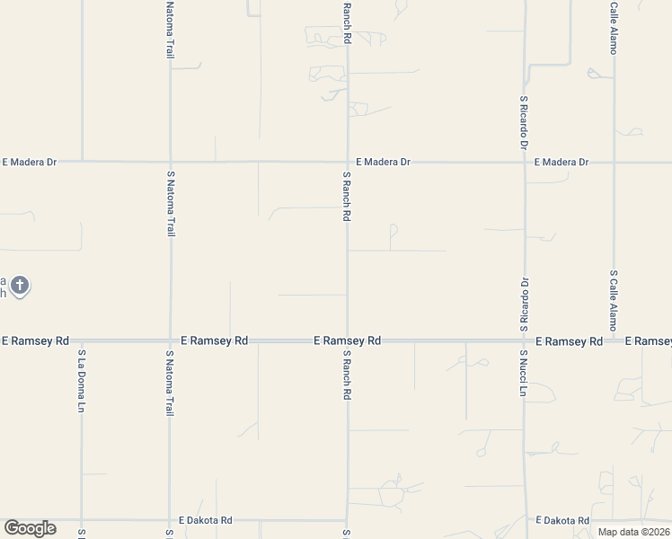 map of restaurants, bars, coffee shops, grocery stores, and more near 5420 South Ranch Road in Sierra Vista