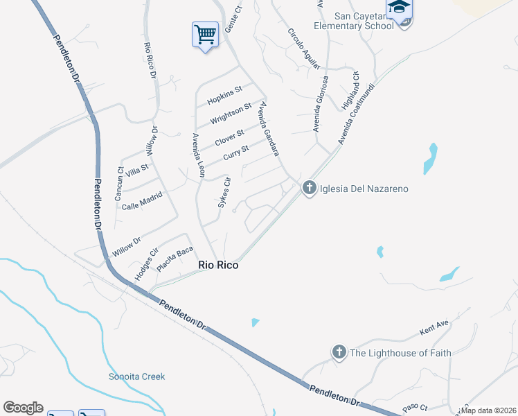 map of restaurants, bars, coffee shops, grocery stores, and more near 1160 Circulo Canario in Rio Rico