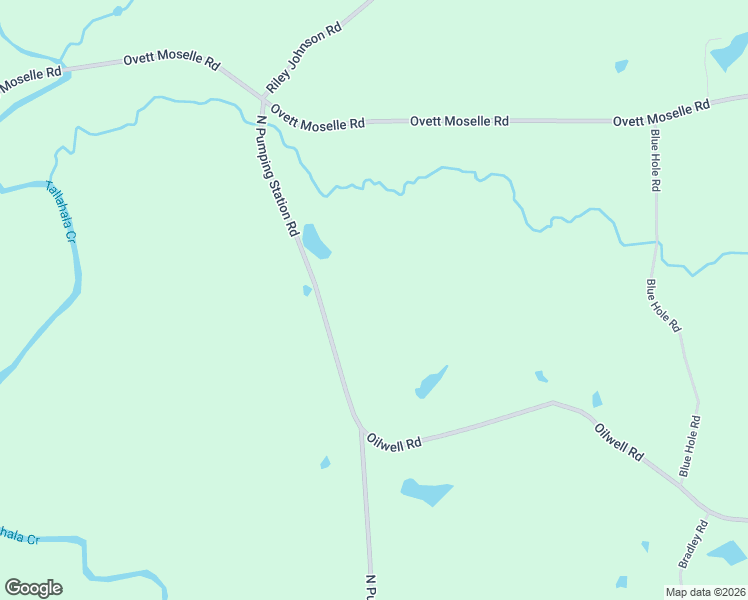 map of restaurants, bars, coffee shops, grocery stores, and more near 1528 North Pumping Station Road in Ovett