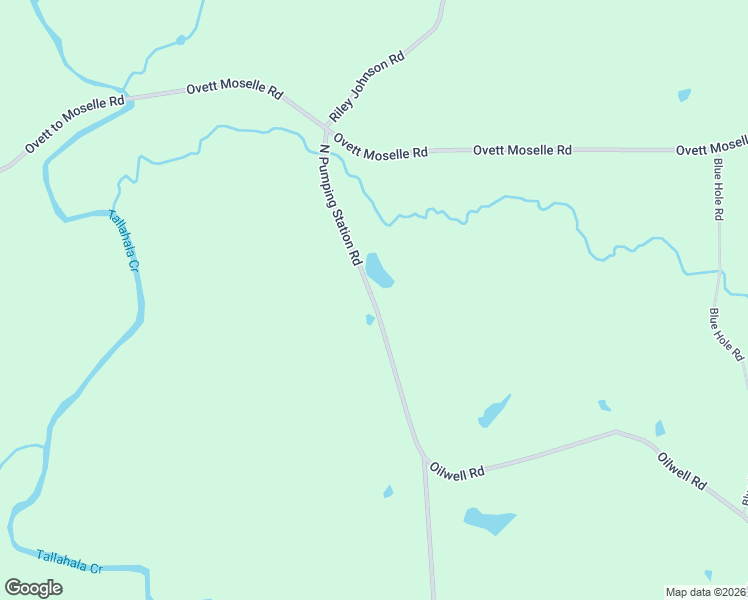 map of restaurants, bars, coffee shops, grocery stores, and more near 1528 North Pumping Station Road in Ovett