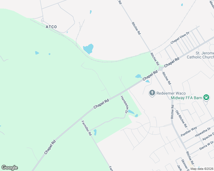 map of restaurants, bars, coffee shops, grocery stores, and more near 22 Timber Ridge Trail in Lorena