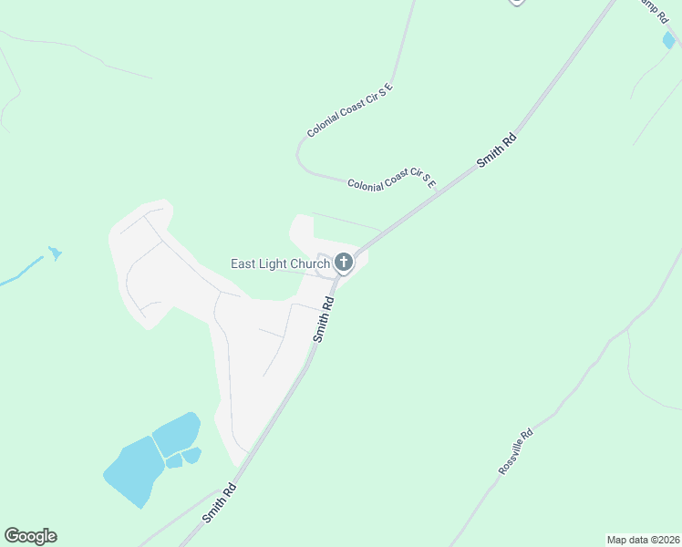 map of restaurants, bars, coffee shops, grocery stores, and more near 4046 Smith Road in Townsend