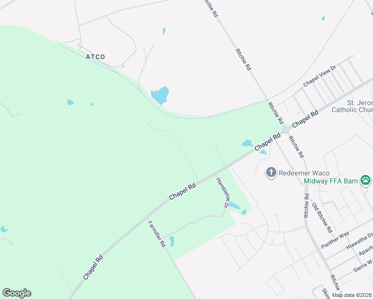 map of restaurants, bars, coffee shops, grocery stores, and more near 22 Timber Ridge Trail in Lorena