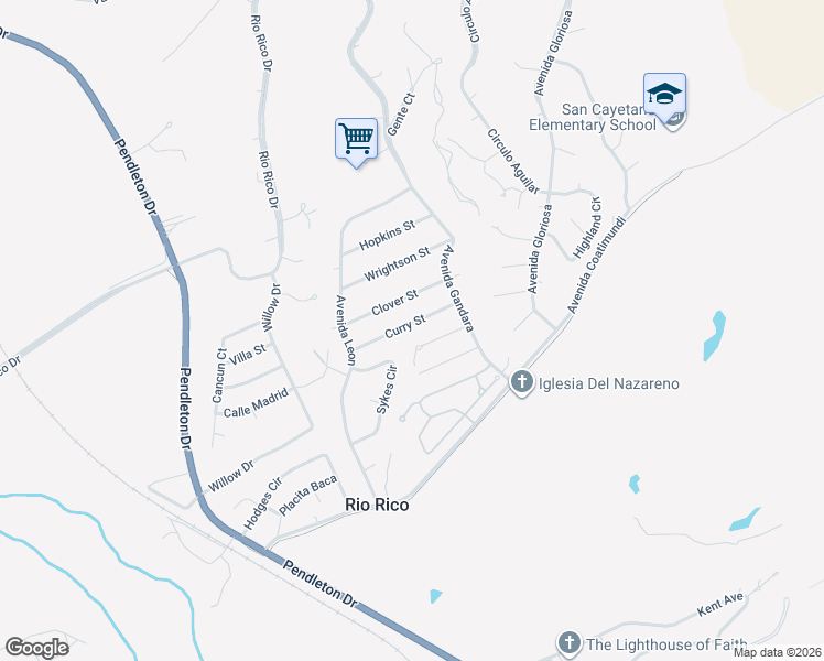 map of restaurants, bars, coffee shops, grocery stores, and more near 417 Curry Street in Rio Rico