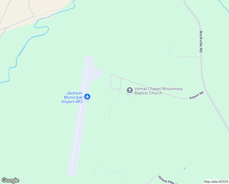 map of restaurants, bars, coffee shops, grocery stores, and more near 152 Vernal Chapel Road in Jackson