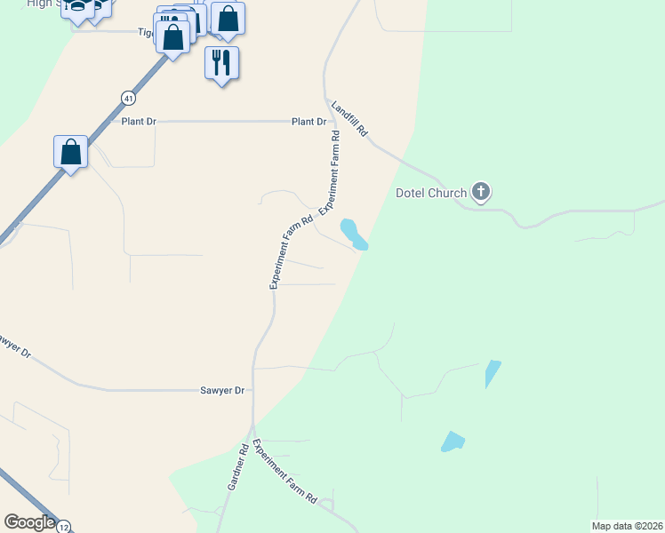 map of restaurants, bars, coffee shops, grocery stores, and more near 161 Amberwood Lane in Monroeville