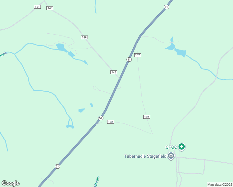 map of restaurants, bars, coffee shops, grocery stores, and more near 9766 Alabama 51 in New Brockton