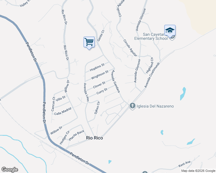 map of restaurants, bars, coffee shops, grocery stores, and more near 422 Curry Street in Rio Rico