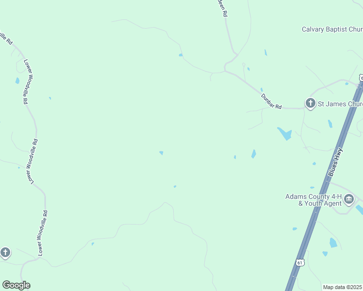 map of restaurants, bars, coffee shops, grocery stores, and more near 40 Scotland Drive in Natchez