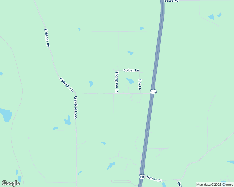 map of restaurants, bars, coffee shops, grocery stores, and more near 130 Thompson Lane in Pollock