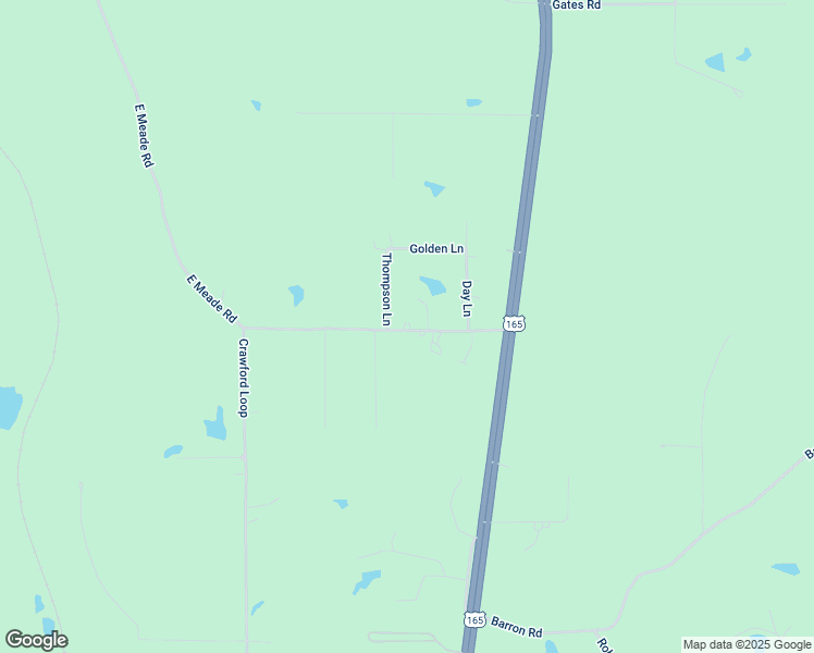 map of restaurants, bars, coffee shops, grocery stores, and more near 130-140 Thompson Lane in Pollock