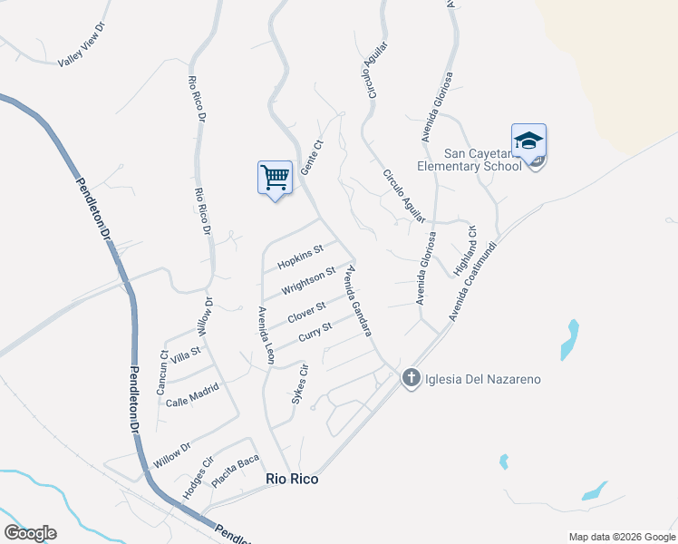 map of restaurants, bars, coffee shops, grocery stores, and more near 417 Wrightson Street in Rio Rico