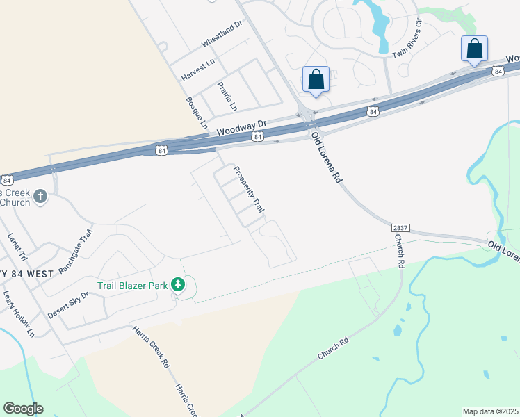 map of restaurants, bars, coffee shops, grocery stores, and more near 1207 Phoenix Trail in McGregor