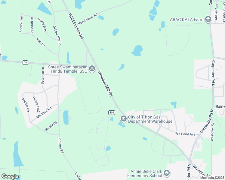 map of restaurants, bars, coffee shops, grocery stores, and more near 2130 Whiddon Mill Road in Tifton