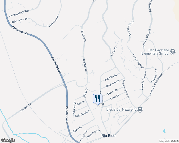 map of restaurants, bars, coffee shops, grocery stores, and more near 390 Falcon Court in Rio Rico