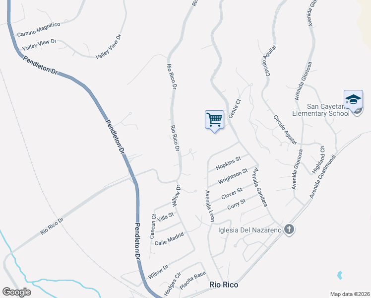 map of restaurants, bars, coffee shops, grocery stores, and more near 390 Falcon Court in Rio Rico