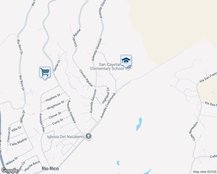 map of restaurants, bars, coffee shops, grocery stores, and more near 89 Highland Circle in Rio Rico