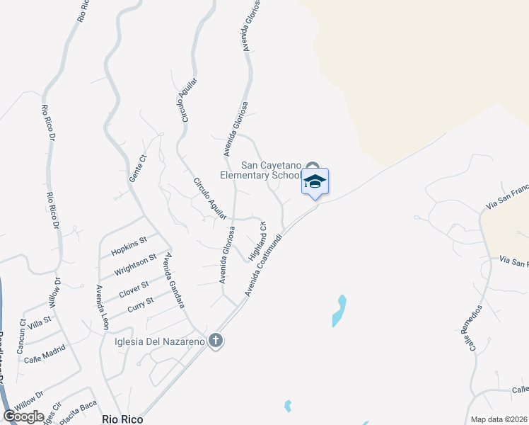 map of restaurants, bars, coffee shops, grocery stores, and more near 89 Highland Circle in Rio Rico