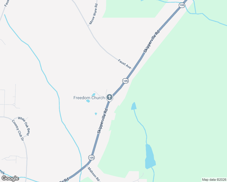 map of restaurants, bars, coffee shops, grocery stores, and more near 2222 Skipperville Road in Ozark