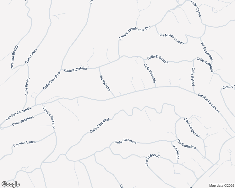 map of restaurants, bars, coffee shops, grocery stores, and more near 1223 Via Palestra in Rio Rico