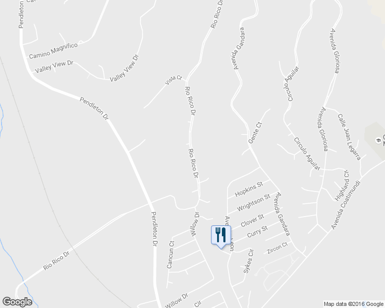 map of restaurants, bars, coffee shops, grocery stores, and more near 377 Rio Rico Drive in Rio Rico
