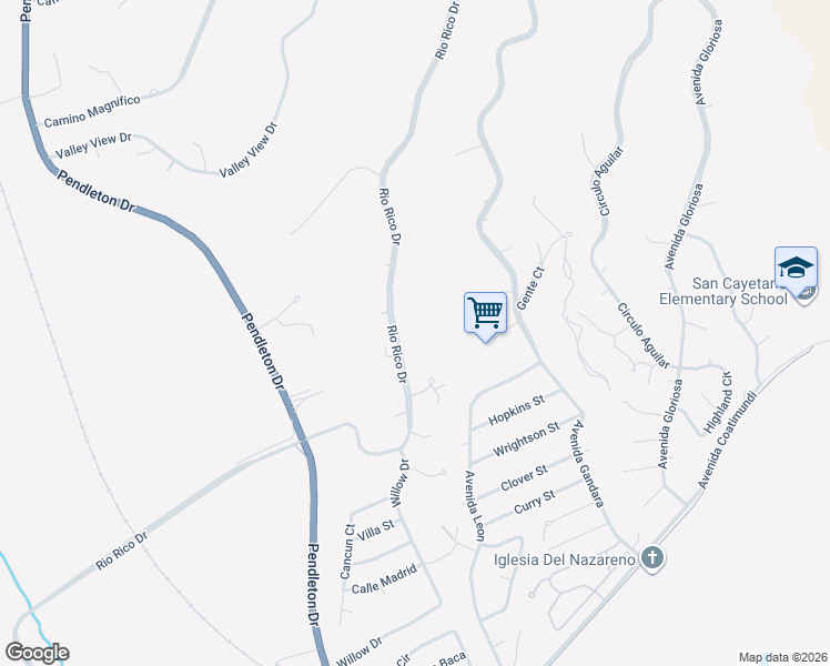map of restaurants, bars, coffee shops, grocery stores, and more near 387 Rio Rico Drive in Rio Rico