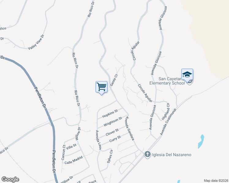 map of restaurants, bars, coffee shops, grocery stores, and more near 1205 Avenida Gandara in Rio Rico