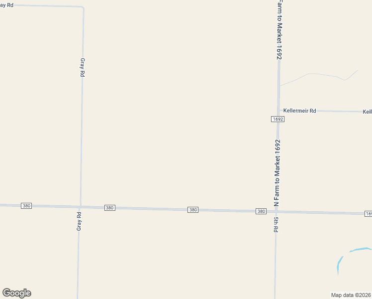 map of restaurants, bars, coffee shops, grocery stores, and more near 16402 FM 380 in Miles