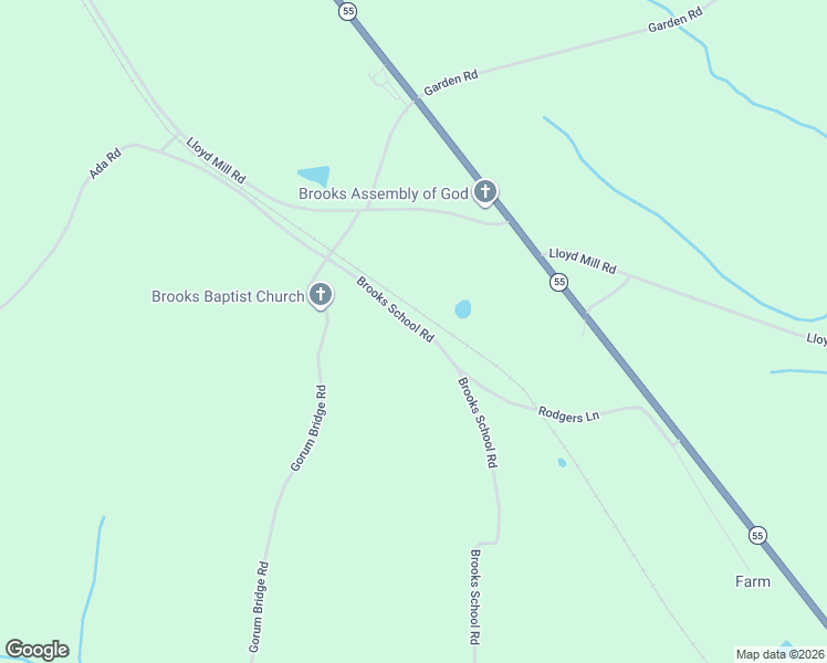 map of restaurants, bars, coffee shops, grocery stores, and more near 34031 Brooks School Road in Red Level