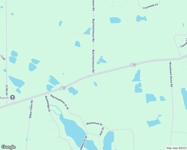 map of restaurants, bars, coffee shops, grocery stores, and more near 50 Bud Hutcheson Road in Douglas