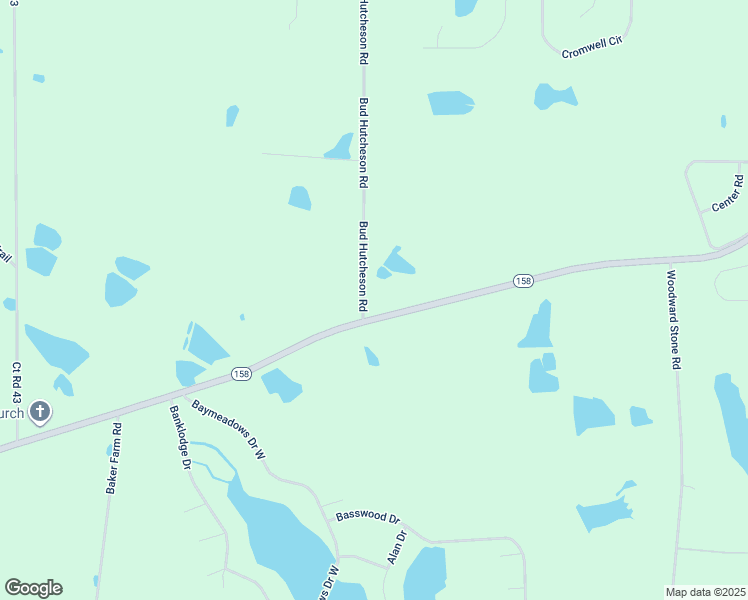 map of restaurants, bars, coffee shops, grocery stores, and more near 50 Bud Hutcheson Road in Douglas