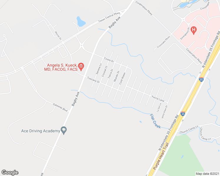 map of restaurants, bars, coffee shops, grocery stores, and more near 6701 Mundo Drive in Waco