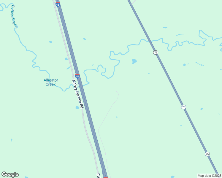map of restaurants, bars, coffee shops, grocery stores, and more near 147 Interstate 45 in Buffalo