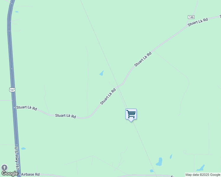 map of restaurants, bars, coffee shops, grocery stores, and more near 481 Stuart Lake Road in Pollock